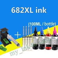 HP 682 ink HP 682XL ink HP682XL refillable ink compatible for HP 2336, 2776, 2777 6075, 6475, 4176
