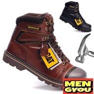 New[original] Caterpillar work shoes men safety boots men outdoor work boots steel toe boots genuine leather size (39-47) SCPG GT34 EGQY