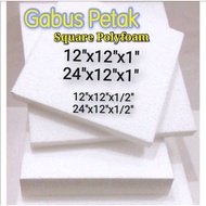 1" Gabus Tapak Hantaran/Polifom Polystyrene/gabus hantaran/Hantaran kahwin/hiasan hantaran/dulang ha