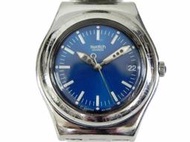 [專業模型] 石英錶 [SWATCH SB2535S] 不銹鋼金屬錶+金屬錶帶[寶藍色面] 軍錶/時尚/中性錶