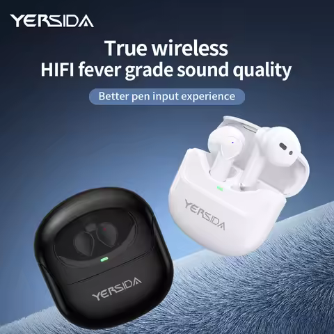 YERSIDA Original HT28 TWS Wireless Earbuds Bluetooth 5.3 HiFi Music Touch Control Airpods Suitable f