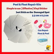 Repair Sticker Repair Kit for Inflatable Toys Swimming Pools Float Float Repair Kit Pool Repair Patch Penampal Kolam