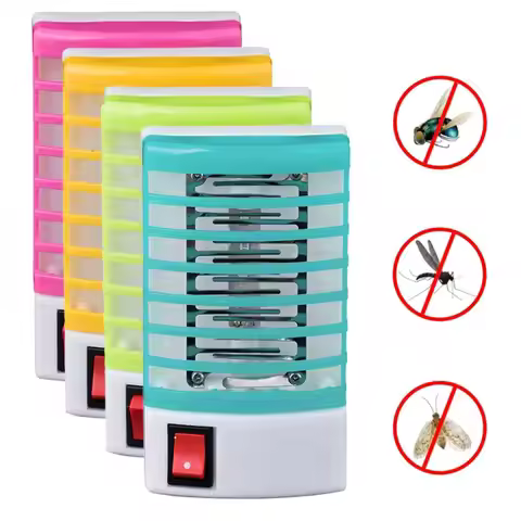 Mosquito Killer Trap Indoor Bug Zapper Led Household Mini Insect Killer Socket Lamp Electronic Mosqu