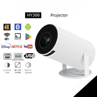 HY300 Projector 4K Android 11 Smart Projecter Wifi Bluetooth Portable Projector For Phone Laptop Hom