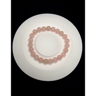 Pink Rose Quartz Brazil Full Stone Bracelet Charming Stonenatural 4A 8mm F1155