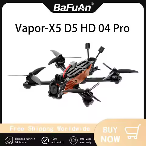 Vapor - X5 D5 HD O4 Pro FPV Drone, 5 - Inch O4 Air Unit VTX, 4K 120fps Recording, 2207E 1960KV Motor
