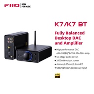FiiO K7 K7BT Hi-res Audio HIFI Desktop DAC Headphone Amplifier Dual AK4493S PCM384 DSD USB Optical C