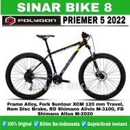 Sepeda Gunung Ukuran 275 MTB POLYGON PRIMER 5 Frame Alloy 9 Speed