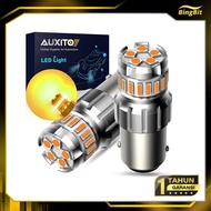 LED Light 1157 1156 P21W BA15S CANBUS Super Bright Amber 1200LM Plug & Play Non-Polarity Reverse Lig