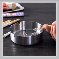 TANICA BOWL ASHTRAY CIGARETTE STAINLESS STEEL ROUND THICK ASTRAY 8 CM