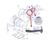 PC200-6 / PC220-6 / S6DS95L HYDRAULIC EXCAVATOR ENGINE MUFFLER TURBO PIPE C/W GASKET (6209-11-5760)
