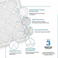 VARSTR◎20x20x1 Air Filter - for MERV 13 - HVAC HC Padded Filter for AC Furnace