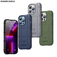 Rugged Shield Full Protection Phone Case For iPhone 15 Pro Max 15 Plus 14 Pro Max 13 Pro Max 12 11 Pro Max 13 12 Mini Soft TPU Phone Cover For iPhone 7 8 Plus XR XS Max