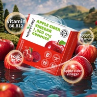 Nature's Key ACV Gummies Halal KKM 1000mg Halal Sijil Sah 1000mg ACV setiap Hidangan Mesra Vegan 30 