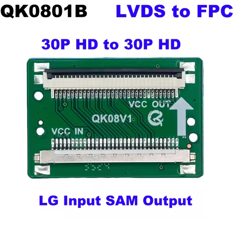 LG to Samsung 30Pin HD to 30Pin HD Lcd Screen Cable Adapter Converter QK-0801A QK-0801B for TV Scree