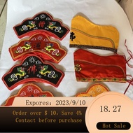 NEW Master Hat Buddha Hat Buddha Hat Five Buddha Pharaoh Sun and Moon Hat Embroidered Jigong Eight-Diagram-Shaped Appe