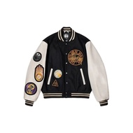 Stussy x Dries Van Noten Varsity Jacket Black 315293 Unused