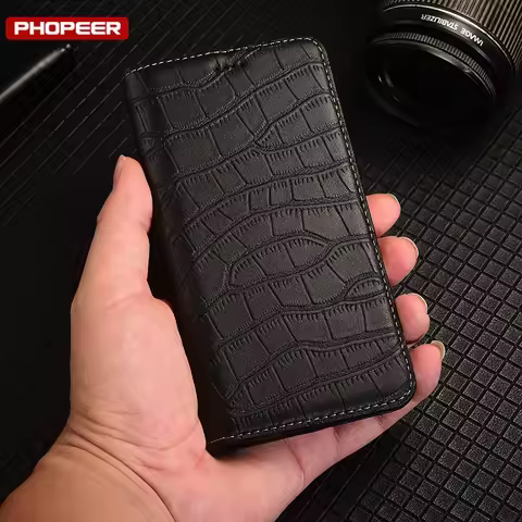 Luxury Genuine Leather Case for Sony Xperia 1 5 10 II III IV V VI VII XA2 XA3 Plus Ultra Flip Skin M