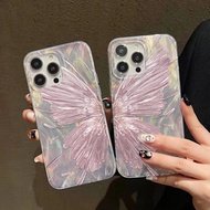 Ins butterfly Case for iPhone 16 Pro Max 15 14 XR 13 11 12 Pro Max 8 7 6 6S Plus X Xs Max Se 2020 13