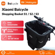 Xiaomi Baicycle S1 / S2 / S3 Front Shopping Basket Bag Handlebar Pet Carrier Picnic Beg Bakul Basika