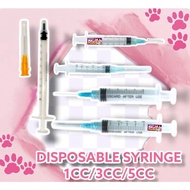 Syringe Disposable 1cc/3cc/5cc for Pet Medicines or Vitamins