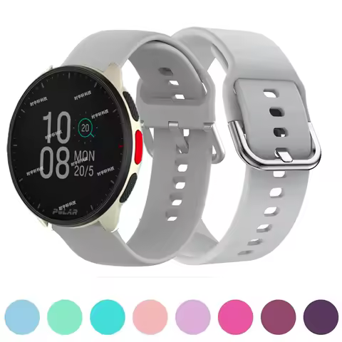 For Polar Pacer Smart Watch Band Bracelet 20mm Silicone Replacement Watchband For Polar Unite/Ignite