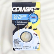 คอมแบท เหยื่อ กำจัดมด Max Ant Killing Gel Bait 4 Bait Station [Combat®]