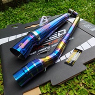 Knalpot racing bebekan Jupiter z supra x125 Revo absolute Vega R ZR Blade. knalpot Creed Exhaust Ori