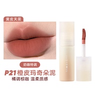 Son Môi Judydoll Orange Flower Matte Long-Lasting Non-Stick Cup Retro White Lipstick Hydrating Lip G