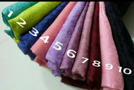 Kain batik dobi polos warna merah marun