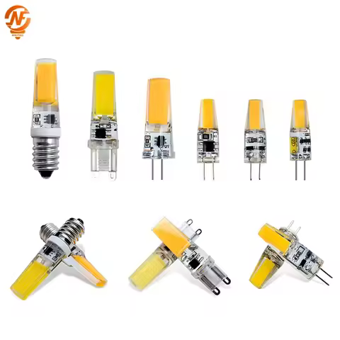 1-10PCS E14 LED Light Bulb 3W 6W G4 Lamp AC DC 12V 220V G9 LED Spot Light for Pendant Lighting Fixtu