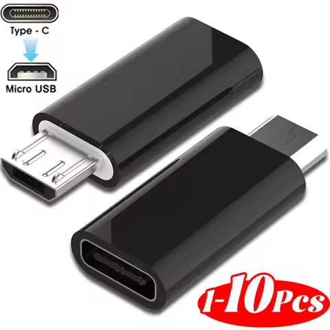 USB Type C Female To Micro USB Male Adapter Connector for Xiaomi Redmi Huawei Phone Converter Type-C