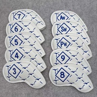 Mizuno Branded Golf Club Iron Headcover (3,4,5,6,7,8,9,Pw,Aw,Sw) Sports Golf Club Magnetic Closed He