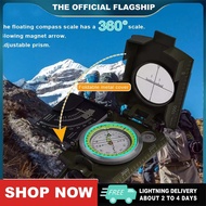 Professional Military Army Geology Metal Sighting Compass for Camping Hiking