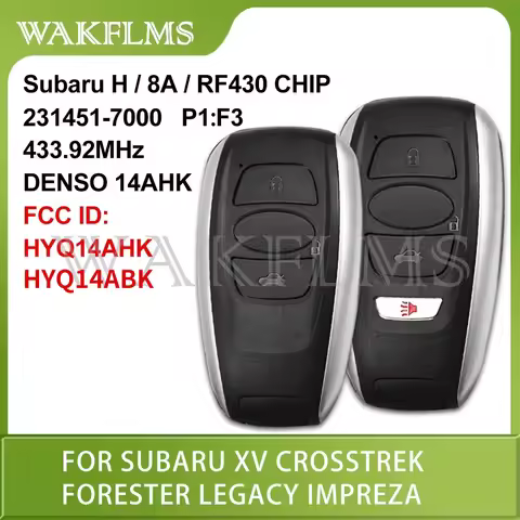 HYQ14AHK HYQ14AKB For Subaru Forester Legacy Impreza XV BRZ 2014-2024 433MHz 8A Chip P1:F3 231451-70