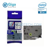 Giga Electric printed label tape TZ2-221, TZ2-231, TZ2-251, TZ2-631, TZ2-641, TZ2-651, TZ2-661, TZ2-