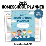 2025 Homeschool Planner, 2025 Planner, School Planner, Digital Planner, Kids Planner, Planners, Prin