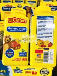 ẸO DẺO VITAMIN GẤU 300 VIÊN - Lil Lil Critters Gummy Vites 300 Gummy Bears Complete  Multivitamins