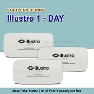 Illustro One Day - Softlens Bening | Lensa Kontak Clear Harian