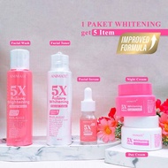 Animate Whitening Series Day Cream Night Cream Face wash Toner Whitening Cream Animate Skincare
