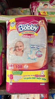 Miếng lót sơ sinh Bobby NB1 108 miếng