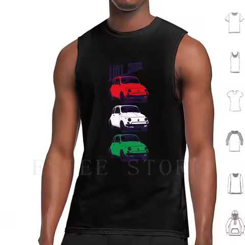 500 Italia Tank Tops Vest Cotton Italy 500 500 Italia