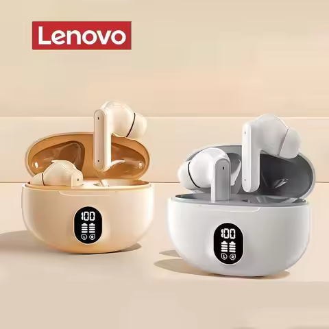 Lenovo True Wireless Earphone HIFI Stereo Sound Bluetooth Headphones Power Display Earbuds For IPhon