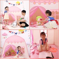 Kids Play Tent Children Canvas Canopy Portable Playhouse for Indoor Outdoor Kids Play Tent Children