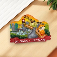 【shipment within 24 hours‌】 magnet peti sejuk tarikan pelancong bangunan ikonik bandar da nang vietn
