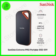 SanDisk®️ Extreme PRO Portable E81 SSD V2 (1TB/2TB/4TB)