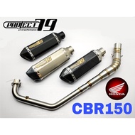 Project79 Exhaust Full System Honda CBR150R 2021 Stainless Steel Muffler Ekzos Manifold CBR150 CBR Q