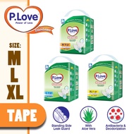 P.Love Standard Adult Diapers Tape [M-XL]