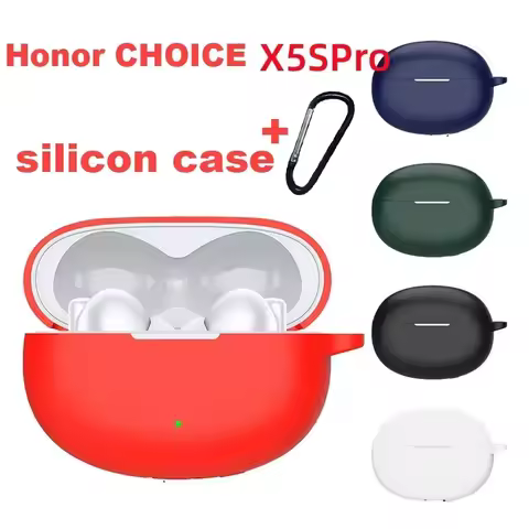 For Honor CHOICE Earbuds X5 pro case X6 /X7 /X8/X5 lite silicone Bluetooth Earphones Non-slip Protec