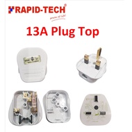 13A 3pin Plug Top (SIRIM) 13A UK Plug Top White Colour (Good Quality)